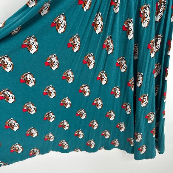 Bundle Posh Peanut Rosie Riveter Tiger Heart Cap Sleeve Ruffled Twirl Dress 10 - Picture 11 of 16